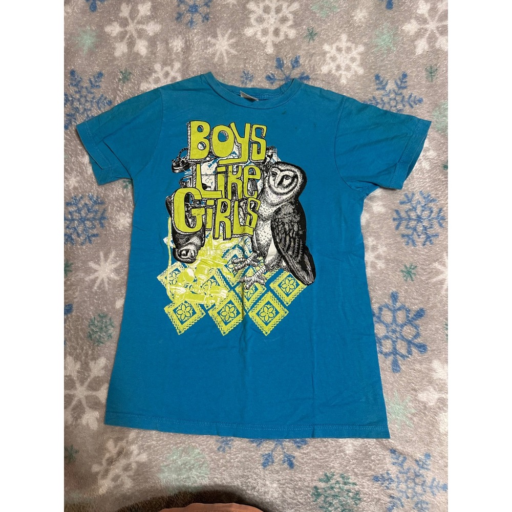 Vintage Boys Like Girls Band Tour T-Shirt Autographed Small